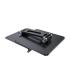 AISENS Soporte de Sobremesa Tamaño XXL Ajustable (2 Pivotes) para Movil   Tablet, Gris