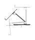 AISENS Soporte de Sobremesa Tamaño XXL Ajustable (2 Pivotes) para Movil   Tablet, Gris