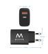 Ewent EW1319 cargador de dispositivo móvil Universal Negro Corriente alterna Carga rápida Interior