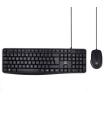 Ewent EW3006 teclado Ratón incluido Oficina USB QWERTY Español Negro