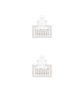 Nanocable CABLE RED LATIGUILLO RJ45 CAT.6 UTP AWG24, BLANCO, 0.5 M