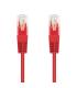 Nanocable Cable Red Latiguillo RJ45 CAT.6 UTP AWG24, Rojo, 30 cm