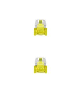 Nanocable Cable Red Latiguillo RJ45 LSZH CAT.6A SFTP AWG26, Blanco, 25 cm