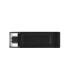 Kingston Technology DataTraveler 70 unidad flash USB 128 GB USB Tipo C 3.2 Gen 1 (3.1 Gen 1) Negro
