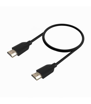 AISENS Cable HDMI V2.0 CCS Premium Alta Velocidad   Hec 4K@60Hz 18Gbps, A M-A M, Negro, 0.5m