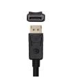 AISENS Cable DisplayPort V1.2 4K@60Hz, DP/M-DP/M, Negro, 1.0m