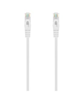 AISENS Cable de Red Latiguillo RJ45 LSZH Cat.6A 500 Mhz UTP AWG24, Blanco, 1.0M