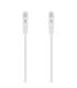 AISENS Cable de Red Latiguillo RJ45 LSZH Cat.6A 500 Mhz UTP AWG24, Blanco, 1.0M