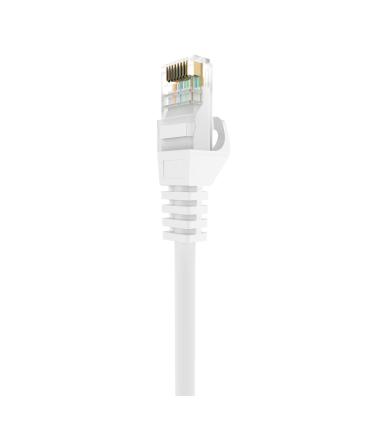 AISENS Cable de Red Latiguillo RJ45 LSZH Cat.6A 500 Mhz UTP AWG24, Blanco, 1.0M