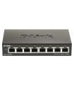 D-Link DGS-1100-08V2 Gestionado L2 Gigabit Ethernet (10/100/1000) Negro