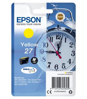 Epson Alarm clock Singlepack Yellow 27 DURABrite Ultra Ink