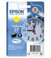 Epson Alarm clock Singlepack Yellow 27 DURABrite Ultra Ink
