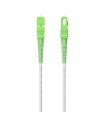 AISENS Cable Fibra Óptica Latiguillo G657A2 3.0 9/125 SMF Simplex CPR DCA LSZH, SC/APC-SC/APC, Blanco, 60 m