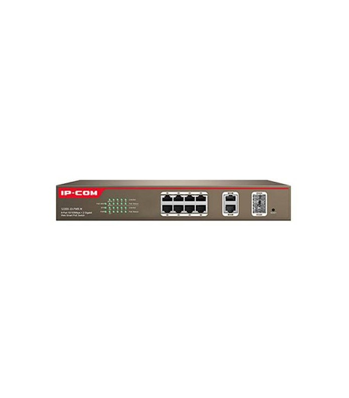 IPCOM POE MANAGEMENT SWITCH S3300-10-PWR-M 8-PORTS FE PORTS + 2 GE/SFP COMBO PORTS MANAGEMENT (S330 IPCOM POE MANAGEMENT SWITCH S3300-10-PWR-M 8-PORTS FE PORTS + 2 GE/SFP COMBO PORTS MANAGEMENT (S330