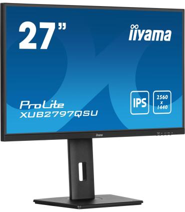iiyama ProLite XUB2797QSU-B2 pantalla para PC 68,6 cm (27") 2560 x 1440 Pixeles 4K Ultra HD LED Negro