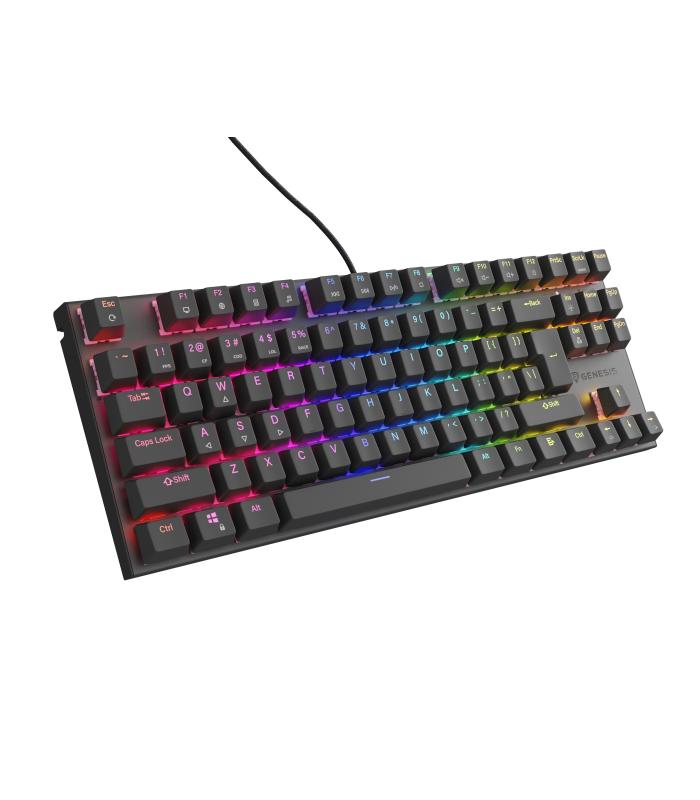 GENESIS Thor 303 TKL teclado Juego USB QWERTY Español Negro