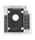 Ewent EW7003 funda para disco duro externo Acrilonitrilo butadieno estireno (ABS), Aluminio Negro, Blanco