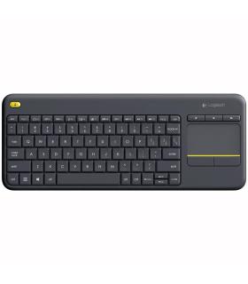 Logitech K400 Plus Tv teclado Hogar RF inalámbrico QWERTY Español Negro