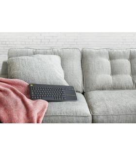 Logitech K400 Plus Tv teclado Hogar RF inalámbrico QWERTY Español Negro