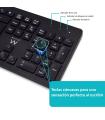 Ewent EW3256 teclado Ratón incluido Universal RF inalámbrico QWERTY Español Negro