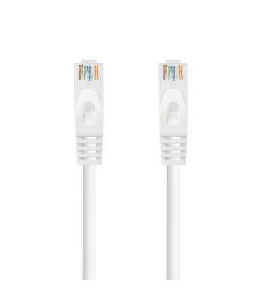 Nanocable Cable de red latiguillo RJ45 LSZH Cat.6A UTP AWG24, Blanco, 3.0m