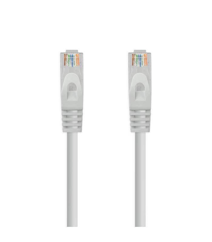 Nanocable Cable de red latiguillo RJ45 LSZH Cat.6A UTP AWG24, Gris, 0.5 m