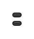 Nanocable USB 3.1, 1m cable USB USB 3.2 Gen 2 (3.1 Gen 2) USB C Negro
