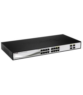 D-Link DGS-1210-16 Gestionado L2 Gigabit Ethernet (10 100 1000) Negro