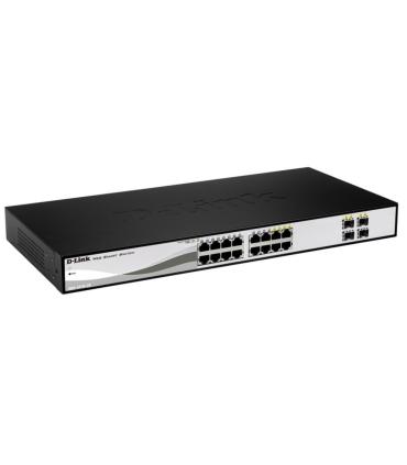D-Link DGS-1210-16 Gestionado L2 Gigabit Ethernet (10 100 1000) Negro
