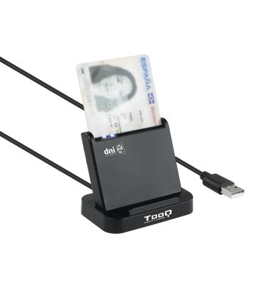 TooQ Lector de Tarjetas Inteligentes DNIe VISION USB 2.0, Negro