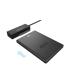 AISENS Adaptador ASE-35A01B SATA a USB-A USB 3.0 USB3.1 GEN1 para Discos Duros 2.5″ y 3.5″ con Alimentador, Negro