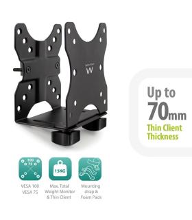 Ewent EW1517 soporte y montura para estación de trabajo PC todo en uno 5 kg Negro