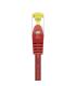 AISENS Cable De Red Latiguillo RJ45 LSZH Cat.7 600 MHz S FTP PIMF AWG26, Rojo, 1.0 m