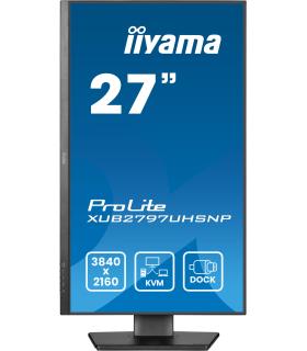 iiyama ProLite XUB2797UHSNP-B1 pantalla para PC 68,6 cm (27") 3840 x 2160 Pixeles 4K Ultra HD LED Negro