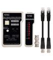 Nanocable TESTEADOR PARA CABLE RJ11/RJ12/RJ45, COAXIAL