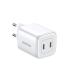 Ugreen 15327 cargador de dispositivo móvil Universal Blanco Corriente alterna Carga rápida Interior
