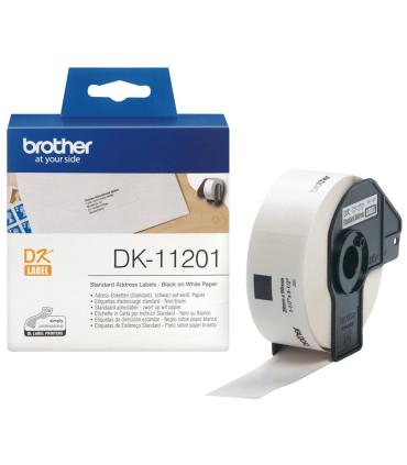 Brother DK-11201 cinta para impresora de etiquetas Negro sobre blanco