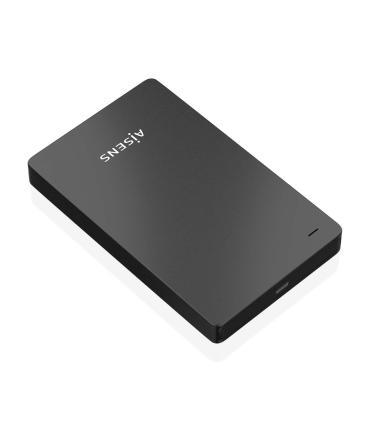 AISENS Caja Externa 2.5″ 9.5mm SATA a USB-C USB3.1 Gen1, Negra