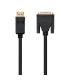 Nanocable Cable conversor DISPLAYPORT a DVI, DP M - DVI M, Negro, 2.0 M