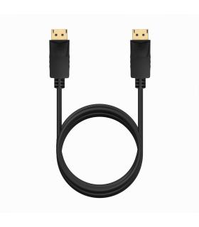 AISENS Cable DISPLAYPORT V1.2 CCS 4K@60Hz, DP M-DP M, Negro, 1.5m