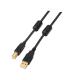 AISENS A101-0010 cable USB USB 2.0 3 m USB A USB B Negro