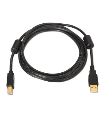 AISENS A101-0010 cable USB USB 2.0 3 m USB A USB B Negro