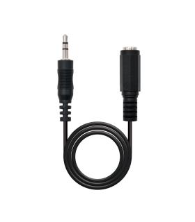 Nanocable 10.24.0201 cable de audio 1,5 m 3,5mm Negro