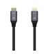 AISENS Cable HDMI V2.1 Ultra Alta Velocidad   HEC 8k@60Hz 48Gbps, A M-A M, Gris Negro, 1.0m