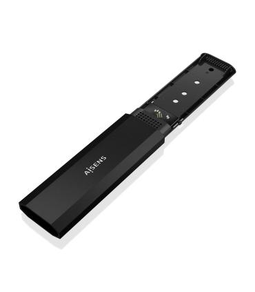 AISENS Caja Externa M.2 (NGFF) ASM2-028B NVMe a USB3.2 Gen2, Negra