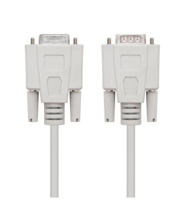 Nanocable 10.14.0503 cable de serie Beige 3 m DB9
