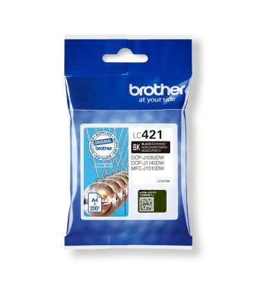 Brother LC-421BK cartucho de tinta 1 pieza(s) Original Negro