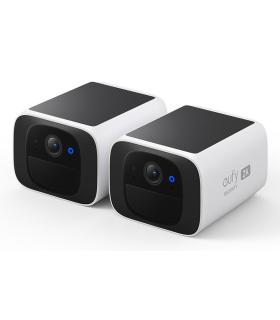 Eufy Security SoloCam S220, Camara vigilancia WiFi Exterior, Camara vigilancia WiFi Exterior Solar,2K resolución, IP67, nessun