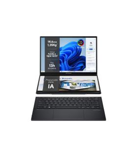ASUS Zenbook Duo OLED UX8406CA-PZ009W - Ordenador Portátil 14" WQXGA+ 120Hz (Intel Core Ultra 9 285H, 32GB RAM, 2TB SSD, Arc