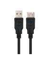 Nanocable CABLE USB 2.0, TIPO A/M-A/H, NEGRO, 1.8 M
